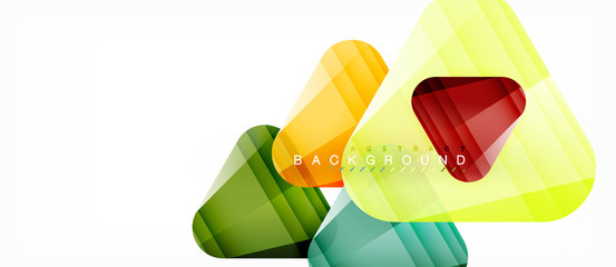 Geometric abstract background, triangles