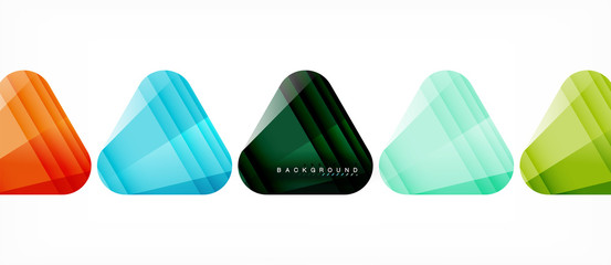 Geometric abstract background, triangles