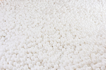 a wawe of white balls