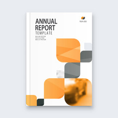 Abstract flyer design background. Brochure template.