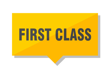 first class price tag