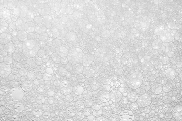 white foam texture abstract background closeup