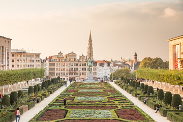 Naklejka premium Bruxelles, mont des arts