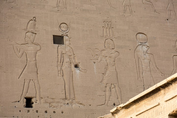 The temple of Horus in Edfu