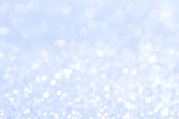 Obraz na płótnie Canvas abstract background blue light bokeh christmas holiday