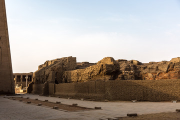 The temple of Horus in Edfu