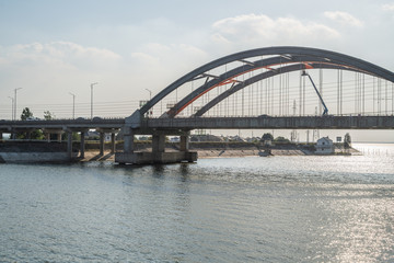 Bridge connecting the city in Nanjing