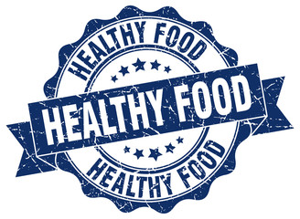 Fototapeta premium healthy food stamp. sign. seal