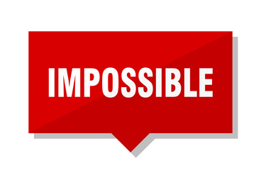 impossible red tag
