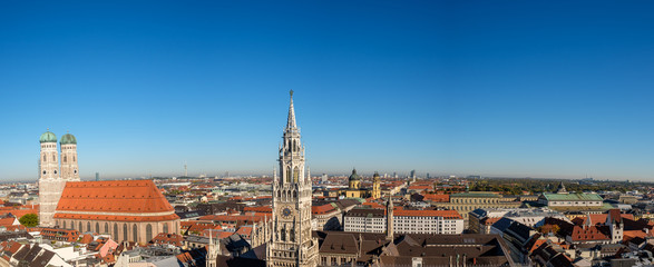 München Frauenkirche neues Rathaus Stadlandschaft