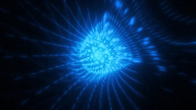 Electric Radiation Energy Swirl 2 [Seamless Loop] (Blue)
