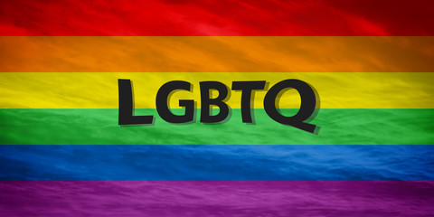 LGBTQ colorful flag