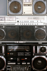 image of Retro radio background