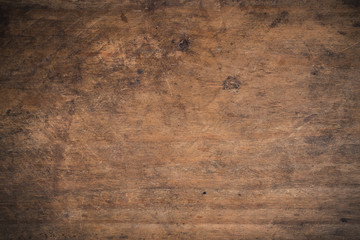 Old grunge dark textured wooden background,The surface of the old brown wood texture, top view...