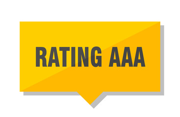 rating aaa price tag