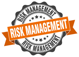 Fototapeta premium risk management stamp. sign. seal