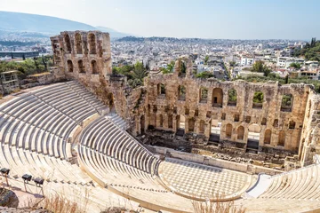 Gardinen Odeon des Herodes Atticus, antikes griechisches Theater, Athen, Griechenland © scaliger