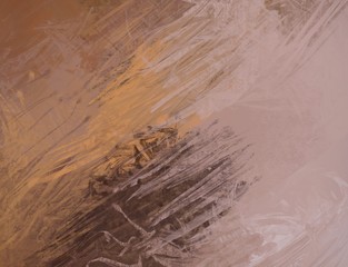 Hand made painted backgrounds.