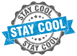 stay cool stamp. sign. seal