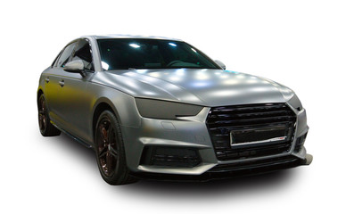 Germany luxury car. White background.