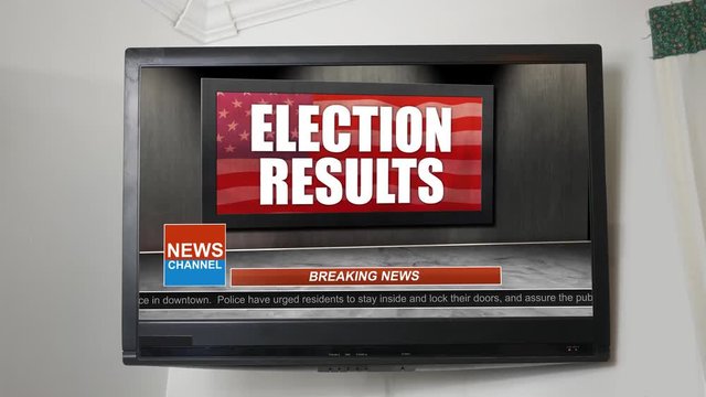 News Broadcast Title Series - Election Results Graphic ALT