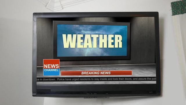 News Broadcast Title Series - Weather Graphic ALT