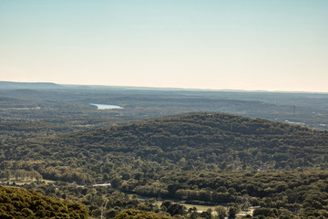 aerial view of the city