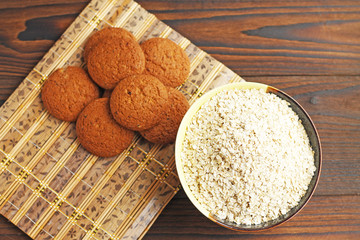 Oatmeal. Oat cookies.
