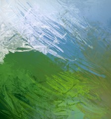 Canvas artwork hand made. Multi color abstract art.