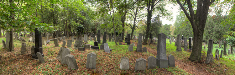 Der alte jüdische Friedhof auf dem Zentralfriedhof in Wien