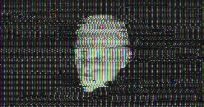 Artificial Intelligence Human Head Digital Noise Technology Animation
