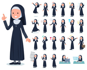 flat type Nun women_emotion
