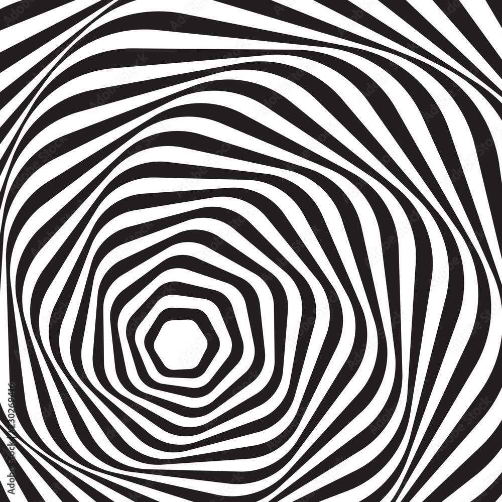 Wall mural vector op art background. optical illusion. vector op art background.