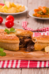 Steak pie.