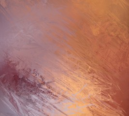 Multi color abstract wall painting.