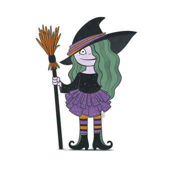 Witch illustration