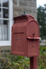 red post box