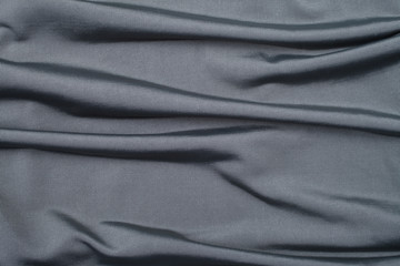 Crumpled fabric gray texture