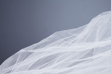 Abstract tulle background, studio shot.