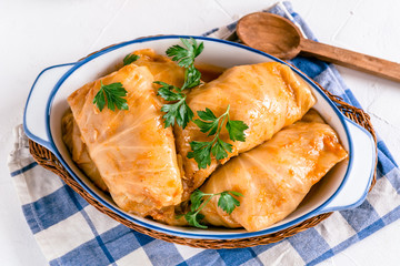 Stuffed cabbage rolls