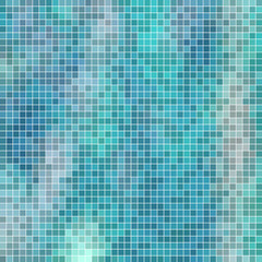 abstract vector square pixel mosaic background
