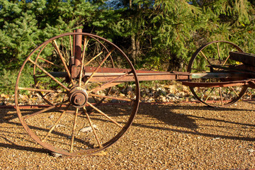 Antique farm equipment