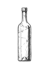 illustration of Wine bottle.