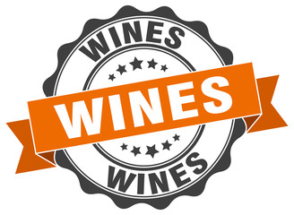 wines stamp. sign. seal