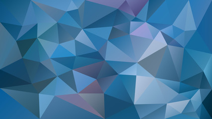 vector abstract irregular polygonal background - triangle low poly pattern - cerulean blue and purple violet gray color