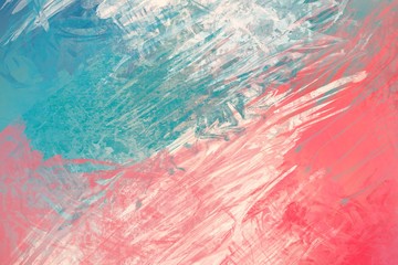 Colorful canvas painting.