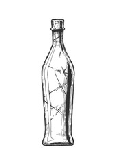 illustration of Wine bottle.
