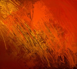 Hand made painting on a wall.