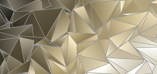 Obraz premium Triangular 3d, modern background