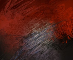 2d illustration. Canvas painting. Hand made.